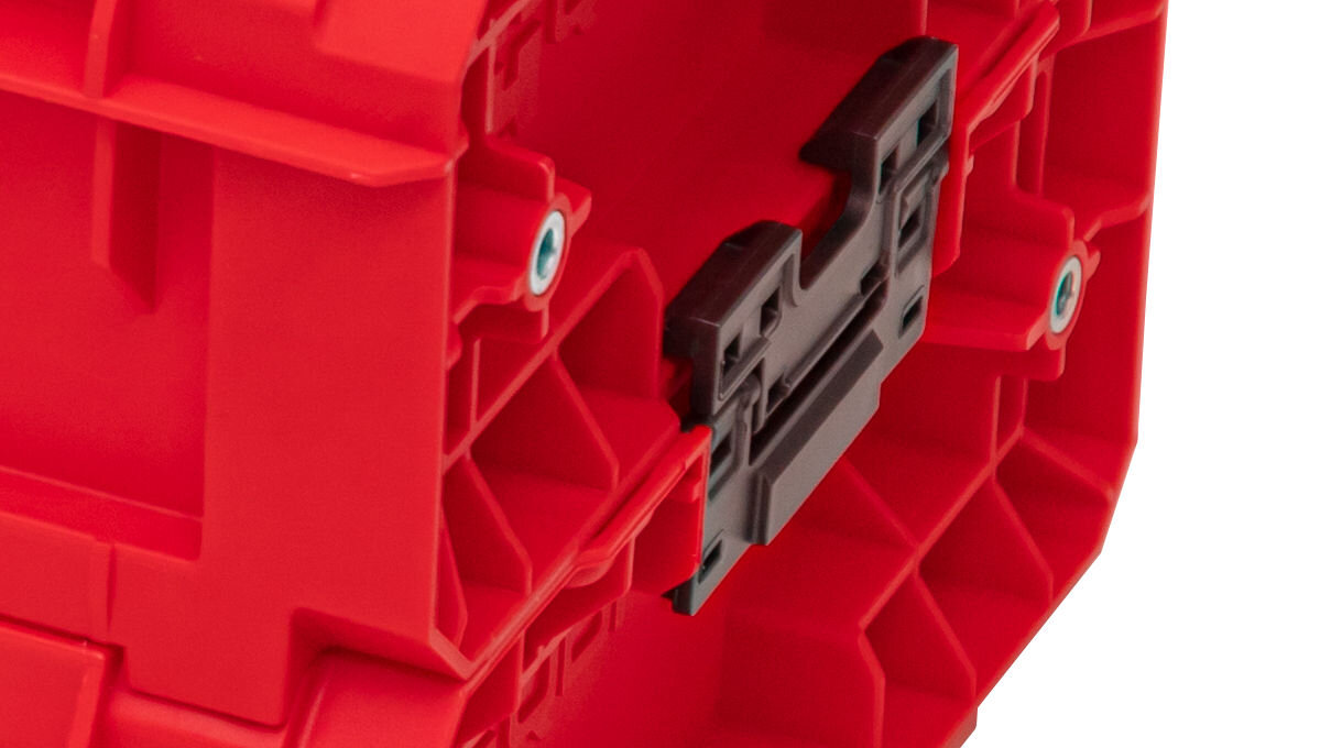 Moduł do rozbudowy QBRICK System Pro Box Extender 2.0 Red Ultra HD możliwość łączenia z innymi elementami systemu QBRICK solidne zapięcia i konektory boczne wykonane z mocnego poliamidu