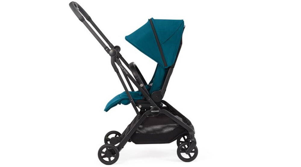 Wózek dziecięcy RECARO Sadena 2w1 Prime Frozen Blue Wygodna rączka powierzchnia wytrzymała wygodne prowadzenie