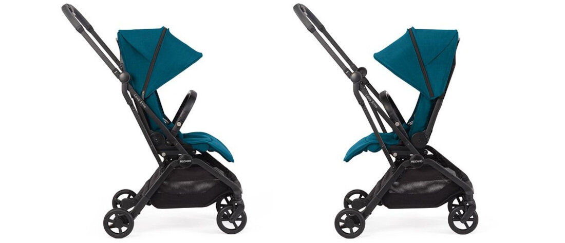 Wózek dziecięcy RECARO Sadena 2w1 Prime Frozen Blue Przekładane siedzisko kierunek zmiana podróżowanie ustawienia obsługa