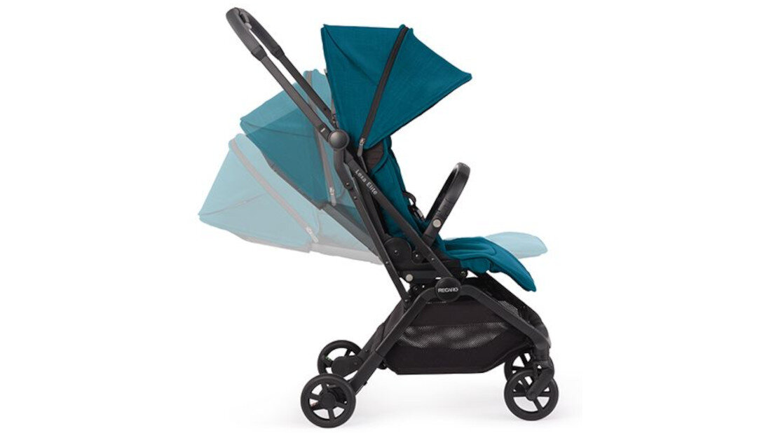 Wózek dziecięcy RECARO Sadena 2w1 Prime Frozen Blue Regulowana pozycja oparcie podnóżek pozycja leżąca