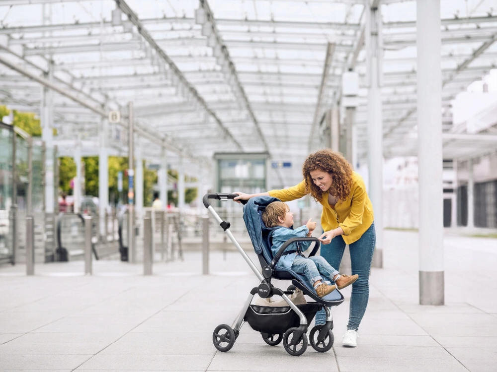 Wózek dziecięcy RECARO Sadena 2w1 Prime Pale Rose Regulowana pozycja oparcie podnóżek pozycja leżąca