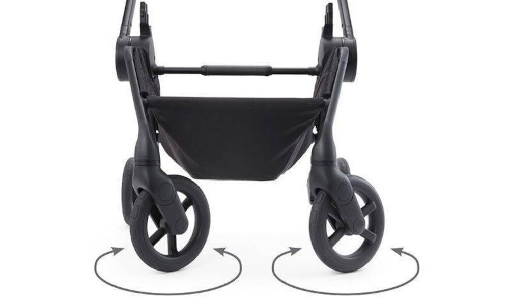 Wózek dziecięcy RECARO Sadena 2w1 Prime Pale Rose Pełna amortyzacja łatwe manewrowanie płynna jazda obrotowe koła