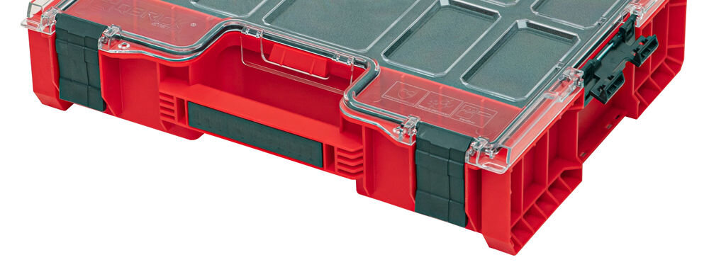 Organizer QBRICK 300 Mfi Pro Red Ultra HD modułowy system łatwe łączenie z innymi produktami możliwość tworzenia spersonalizowanych zestawów narzędziowych