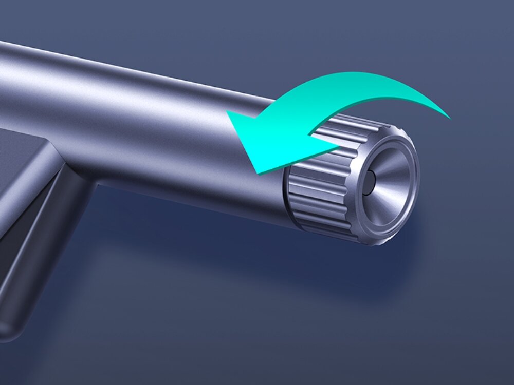 Pistolet zraszający USAMS US-ZB260 końcówka pistoletu ergonomiczny uchwyt mechanizm konstrukcja strzałka pokazująca obracanie Ergonomiczny uchwyt intuicyjny mechanizm spustowy lekka konstrukcja (około 1165 g) Wszechstronność w szerokim zakresie temperatur (od -10°C do +60°C) w różnych warunkach atmosferycznych w domu na zewnątrz