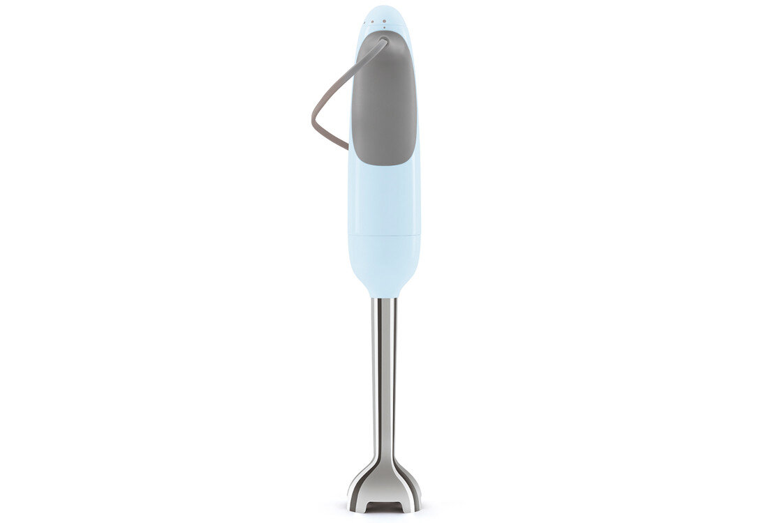 Blender SMEG HBF11PBEU Błękitny Ergonomiczna wygoda codziennie Antypoślizgowy uchwyt wyprofilowany korpus komfort i stabilność