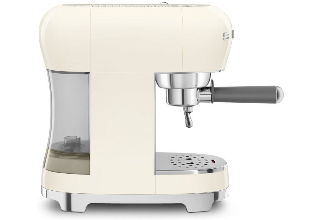 Ekspres SMEG ECF02CREU Oszczędność miejsca wymiary przewód długość szerokość porządek