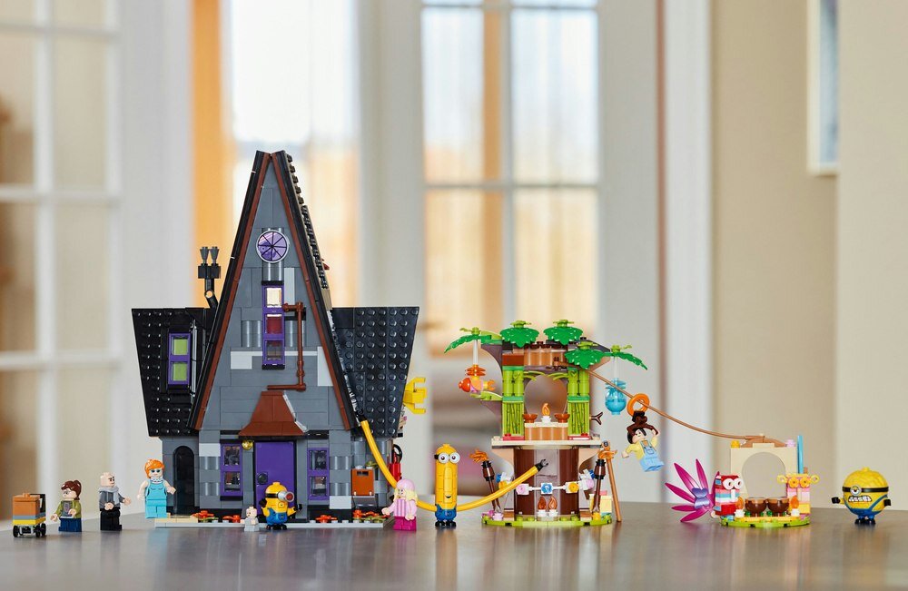 LEGO 75583 Despicable Me i Minions Rodzinna rezydencja Gru i minionków     opis