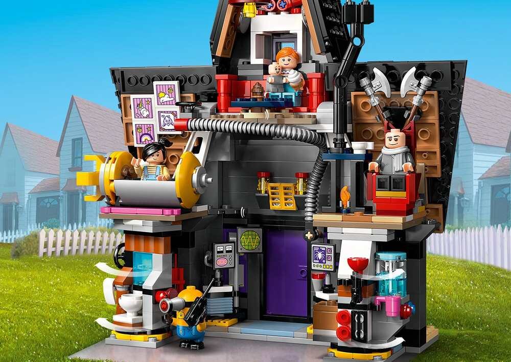 LEGO 75583 Despicable Me i Minions Rodzinna rezydencja Gru i minionków  domek