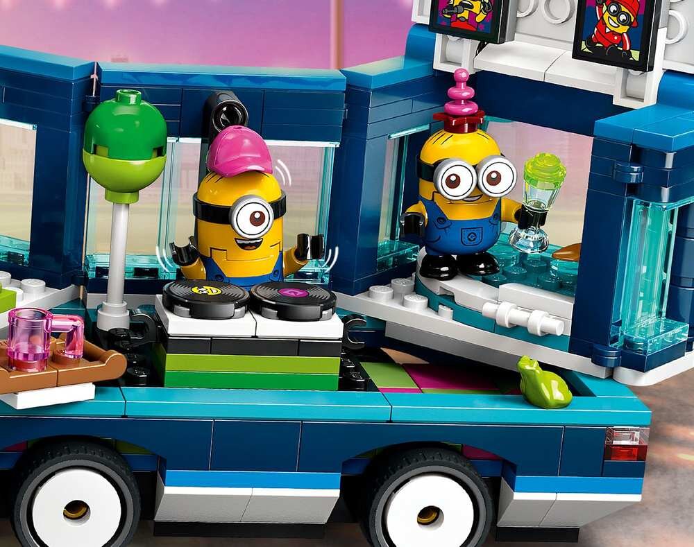 LEGO 75581 Despicable Me i Minions Imprezowy autobus minionków figurki