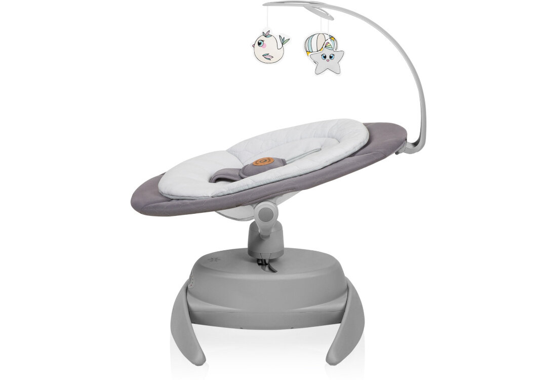 Bujaczek LIONELO Mell Szary zasilanie sieciowe baterie elastyczność korzystanie