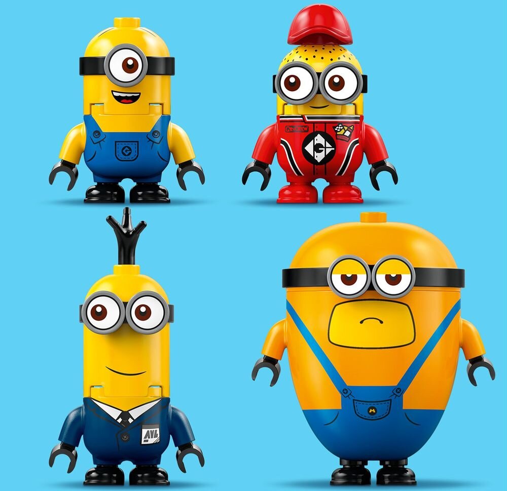 LEGO 75580 Despicable Me i Minions Minionki i bananowóz budowanie