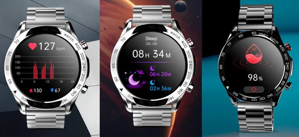 Smartwatch HIFUTURE FutureGo Pro funkcje zdrowie stan poprawa zdrowia rutyna