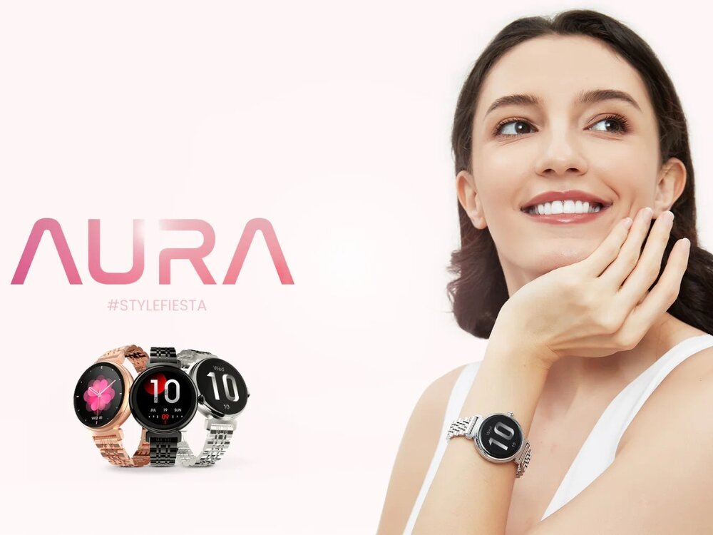 Smartwatch HiFuture Aura
smartwatche w różnych wersjach kolorystycznych zegarek gadżet technologia pasek