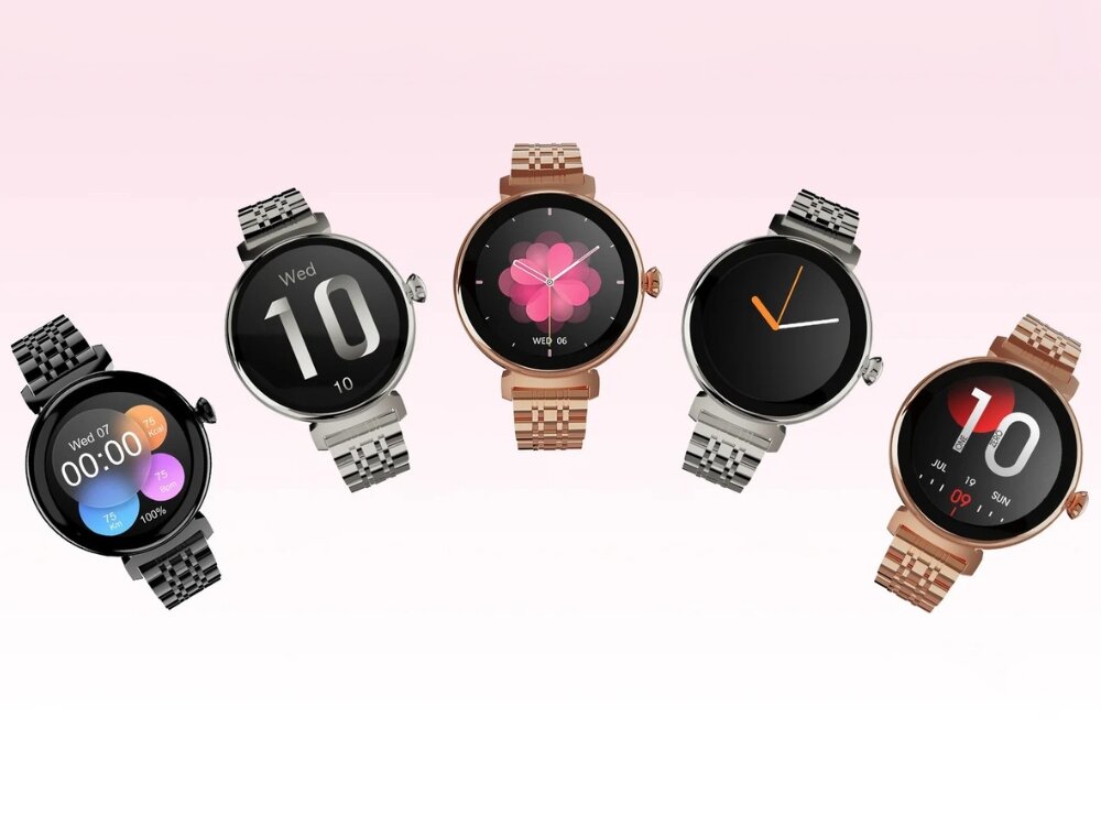 Smartwatch HiFuture Aura
smartwatch w różnych wersjach kolorystycznych zdrowie tętno tlen krew sen