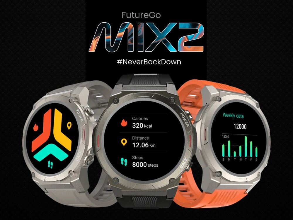Smartwatch HiFuture FutureGo Mix2
smartwatch w różnych wersjach kolorystycznych zegarek gadżet technologia pasek
