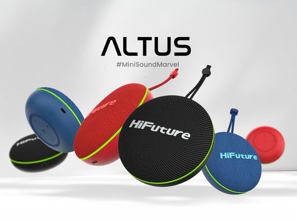 Głośnik mobilny HiFuture Altus
            głośniki w różnych wersjach kolorystycznych bluetooth mobilny przenośny