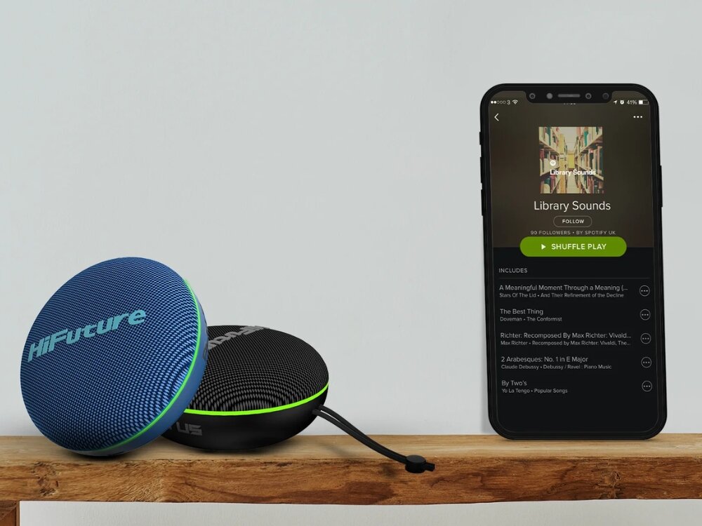 Głośnik mobilny HiFuture Altus
            dwa głośniki technologia bluetooth 5.3 tws połączenie