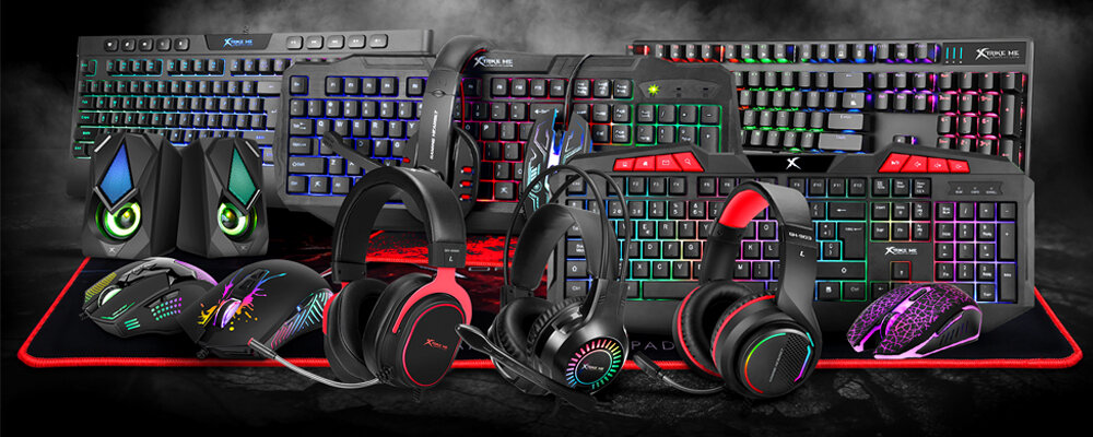 KLAWIATURA XTRIKE ME KB-509 CZARNY odporna szybka  szeroka kompatybilność