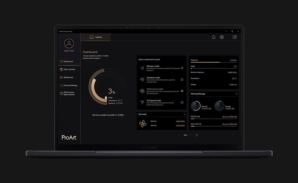 Laptop ASUS ProArt PX13 - ProArt Creator Hub