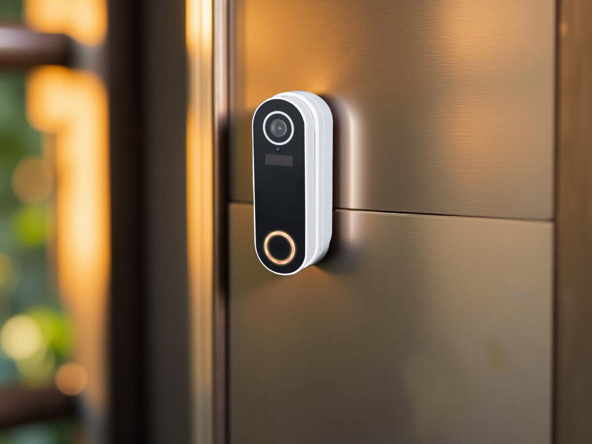 Wideodomofon ALPINA 6556 Bezprzewodowy Wi-Fi, bezpieczeństwo, wgląd, monitorować, obraz, wideodomofon zamontowany do ściany budynku