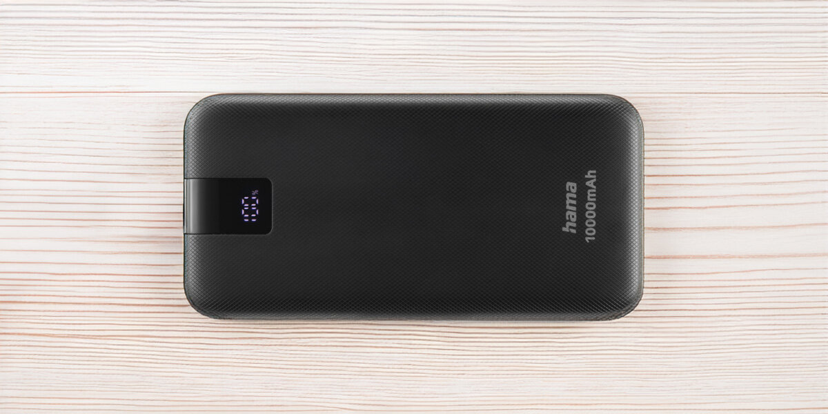 Powerbank HAMA PD 10 10000 mAh Antracytowy Zasilanie trzech urządzeń