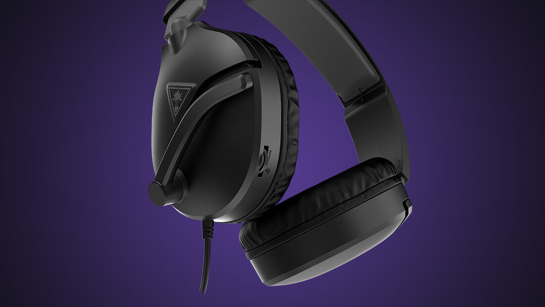 Słuchawki TURTLE BEACH Recon 70 PC Czarny głębokie basy przestrzenny dźwięk czyste wysokie tony 40-milimetrowe przetworniki