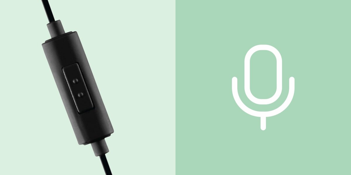 Słuchawki douszne HAMA Ocean II - Wbudowany mikrofon, logo mikorofnu , mikrofon