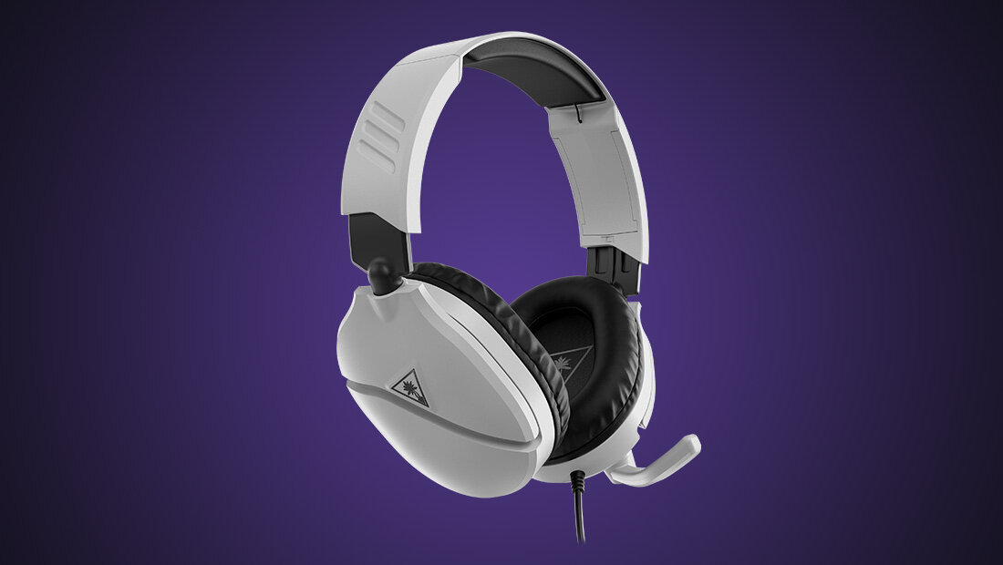 SŁUCHAWKI DO PS5 PC XBOX TURTLE BEACH RECON 70 BIAŁE mikrofon wyraźny dźwięk bez szumów możliwość wyciszenia