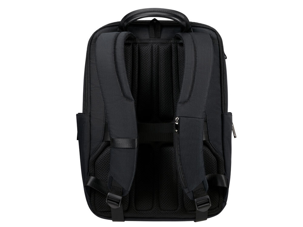 Plecak na laptopa SAMSONITE XBR 2.0 17.3 cali czarny kieszonka z zamkiem na szelce miękkie wyściełane szelki miękkie plecy z systemem wentylacji