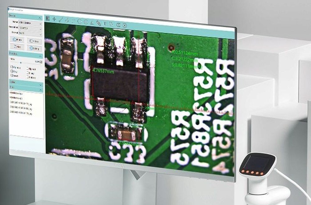 Mikroskop cyfrowy XREC CM3 2-calowy wyświetlacz IPS 