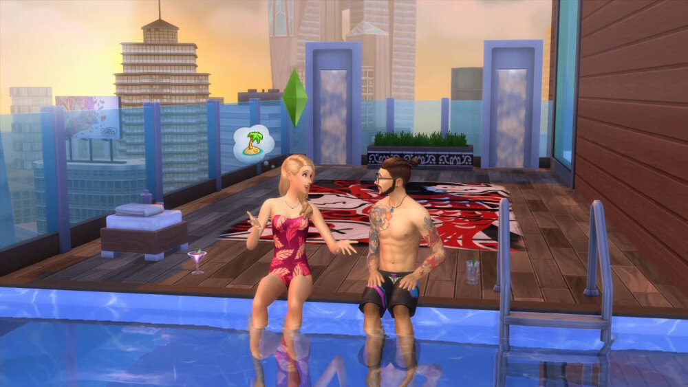 The Sims 4: Miejskie życie Gra PC trend pełnia życia nastolatkowie szkoła zajęcia nauczyciele rozmowy życie liceum wspomnienia styl