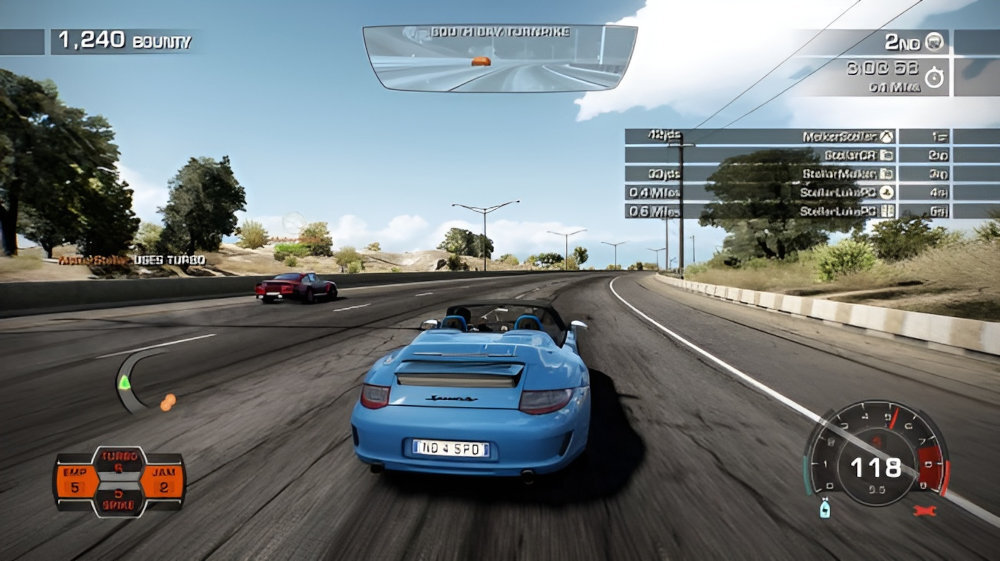 Need for Speed Hot Pursuit najbardziej pożądane samochody Zgarniaj przestępców turbodoładowane radiowozy uciekaj manewry defensywne elitarny kierowca