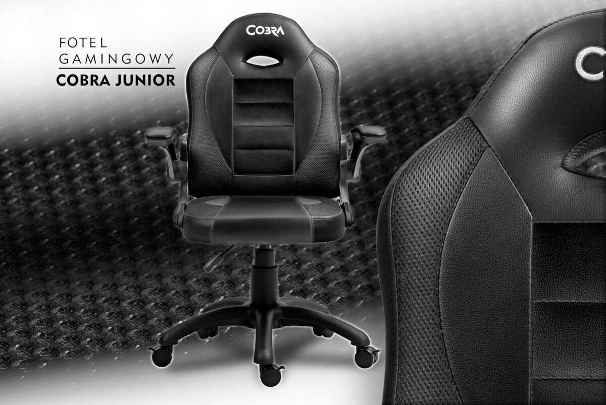 Fotel COBRA Junior Pro CRF-2306 Czarny