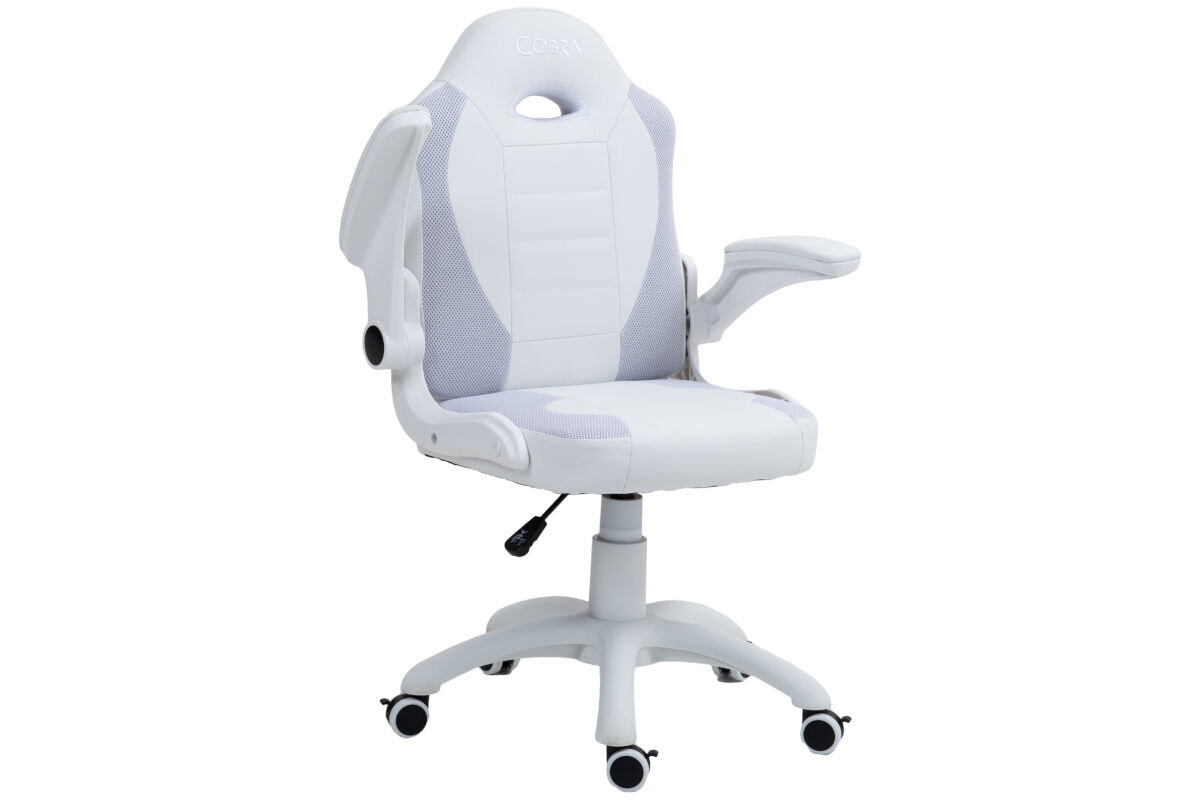 Fotel COBRA Junior Pro CRF-2307 Biały elegacja połączona z estetyką atrakcyjny wygląd