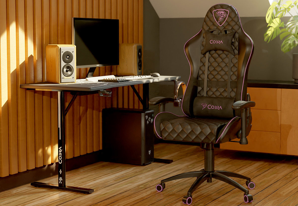 COBRA Draco wysoki komfort dbałością o każdy detal do gier pracy przy biurku