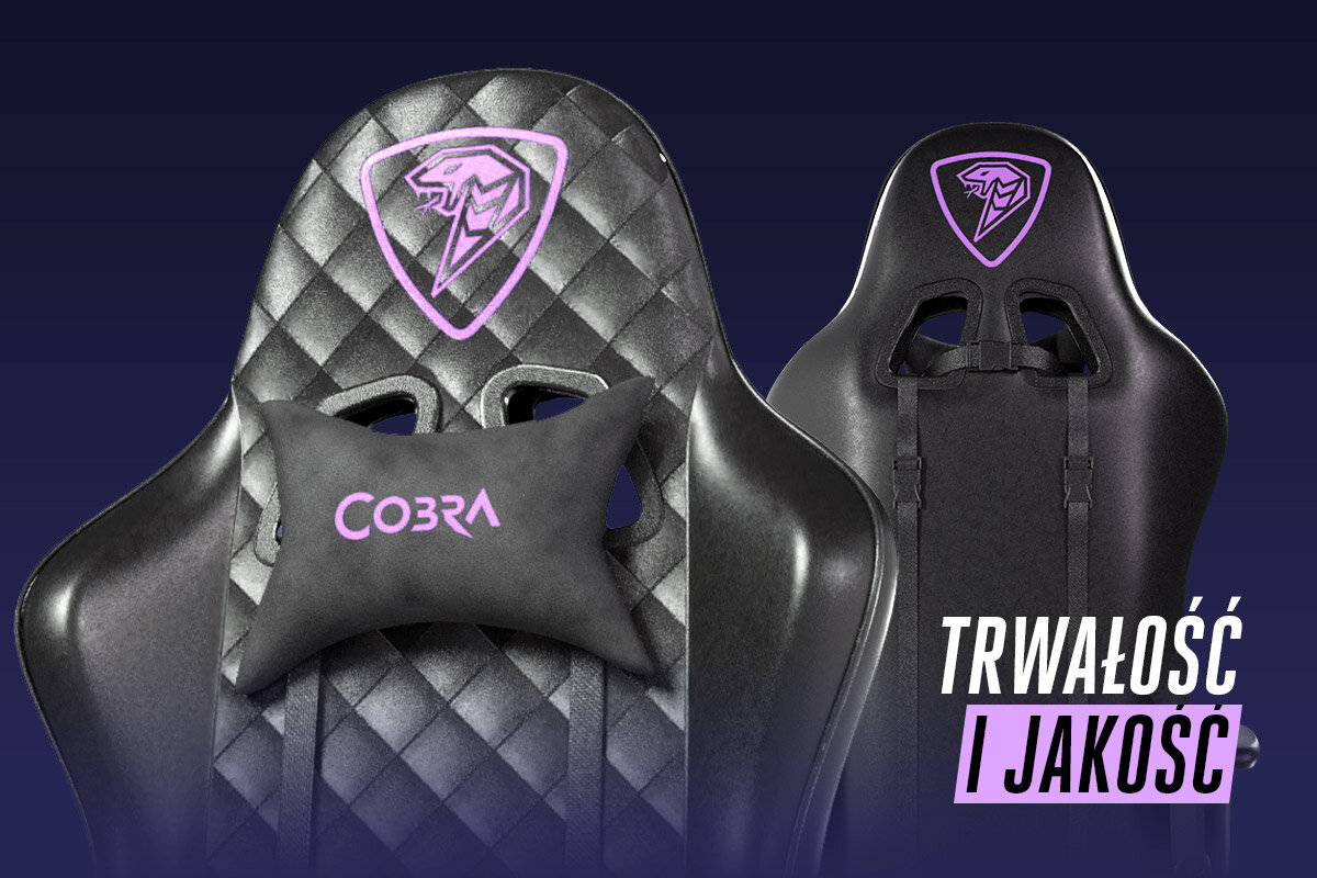 COBRA Draco z ekologicznej skóry PU elegancki wygląd przyjemny w dotyku łatwy w utrzymaniu czystości dla osób dbających o ekologię