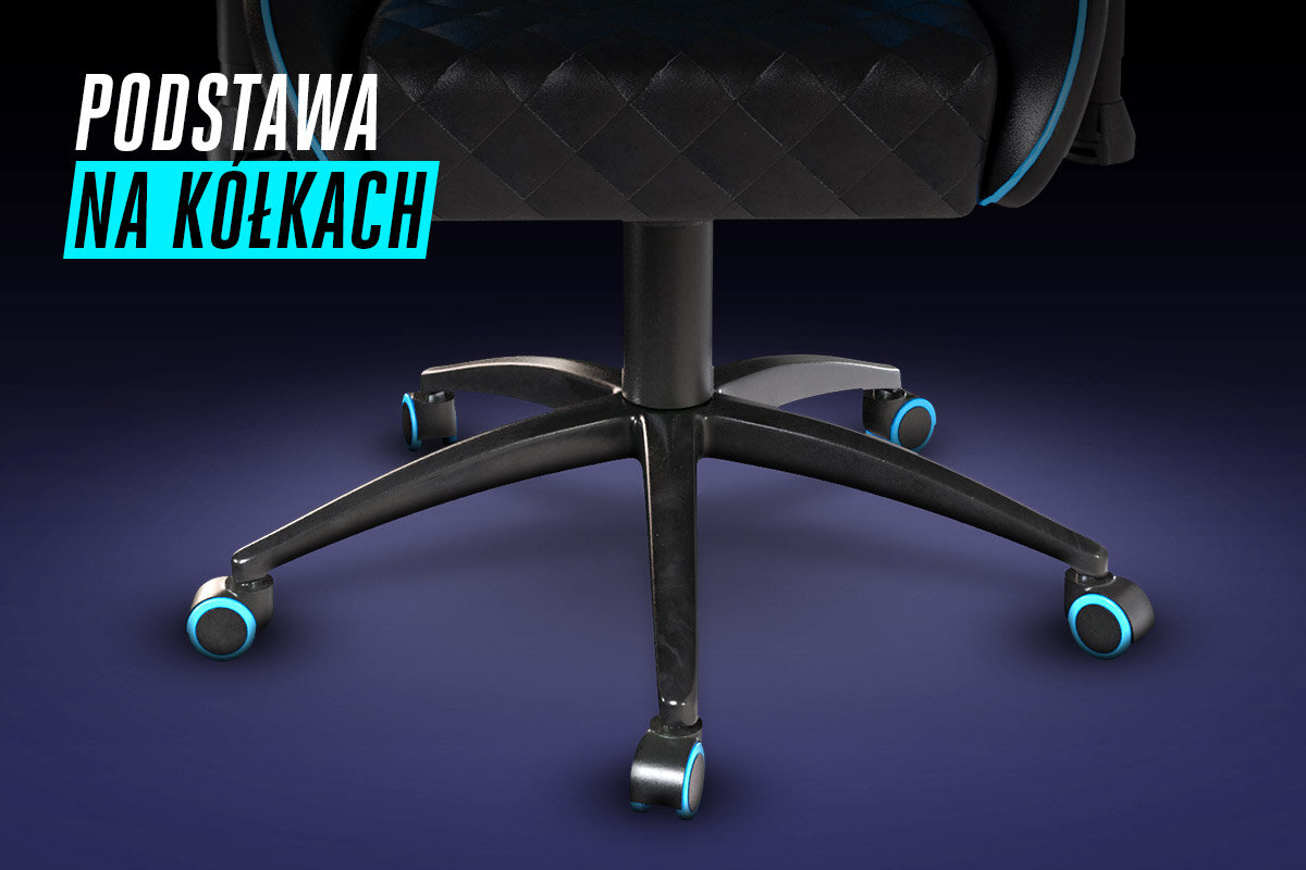 COBRA Draco pięcioramienna podstawa stabilność i wytrzymałość udźwig do 130 kg