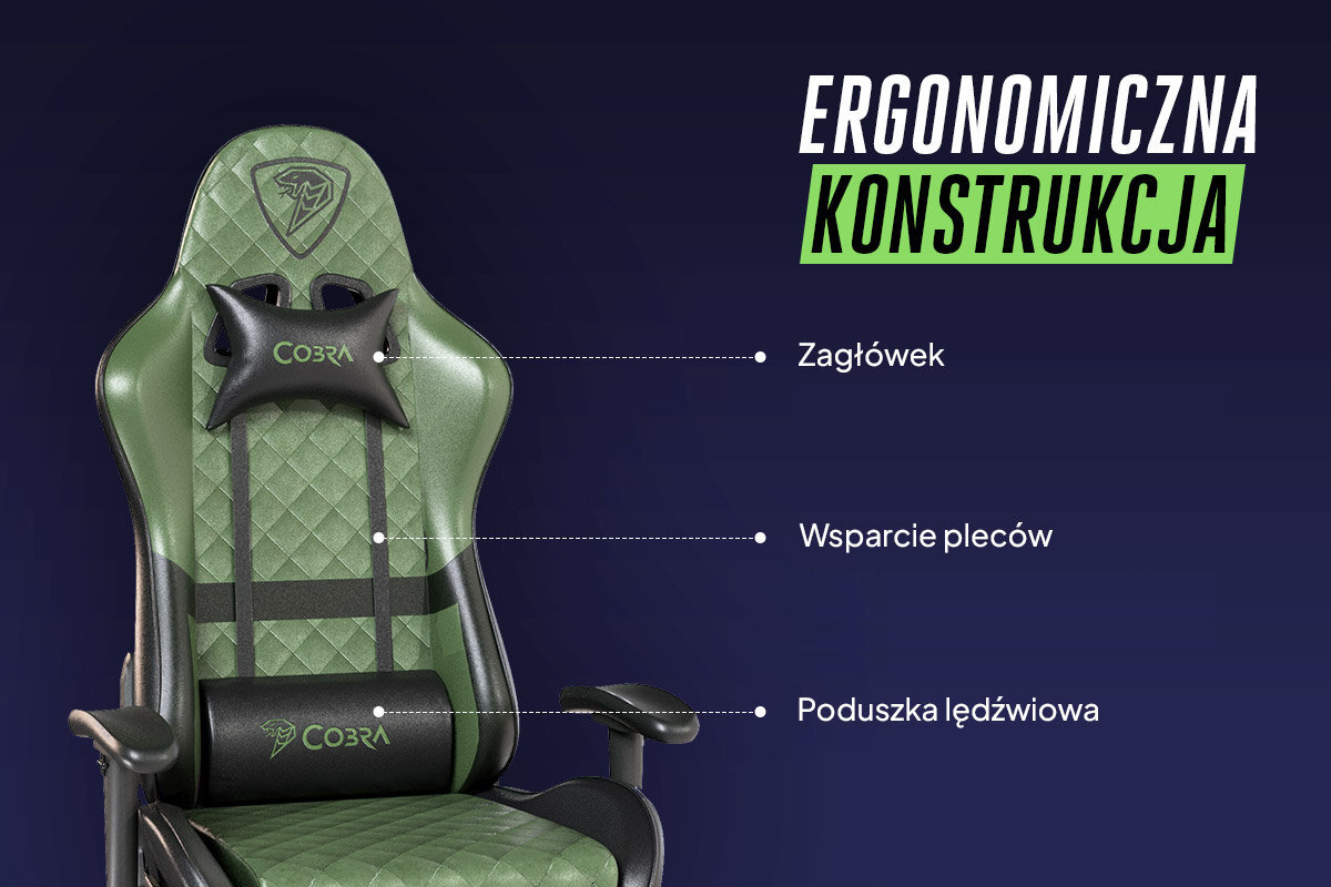 COBRA Draco specjalne poduszki pod lędźwie i kark wsparcie dla kręgosłupa, redukując napięcie mięśniowe i poprawiając postawę