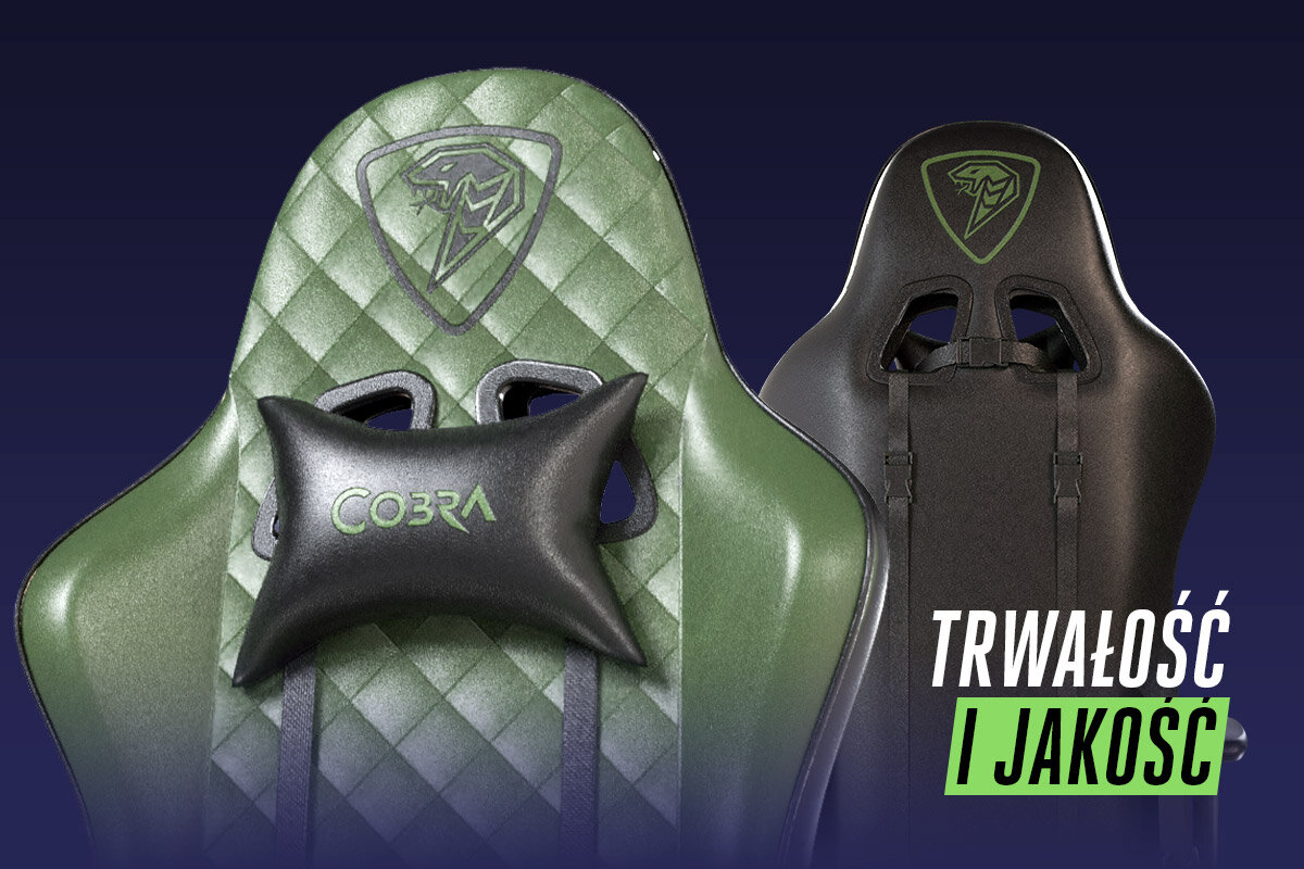 COBRA Draco z ekologicznej skóry PU elegancki wygląd przyjemny w dotyku łatwy w utrzymaniu czystości dla osób dbających o ekologię