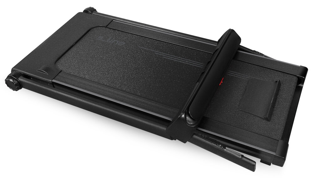 Електрична бігова доріжка S-LINE Quest 1490 Вт 12 км/год Розміри функції складання після складання 83 x 124 x 144 см Легке зберігання Розміри бігового полотна 45 x 120 см Транспортні ролики