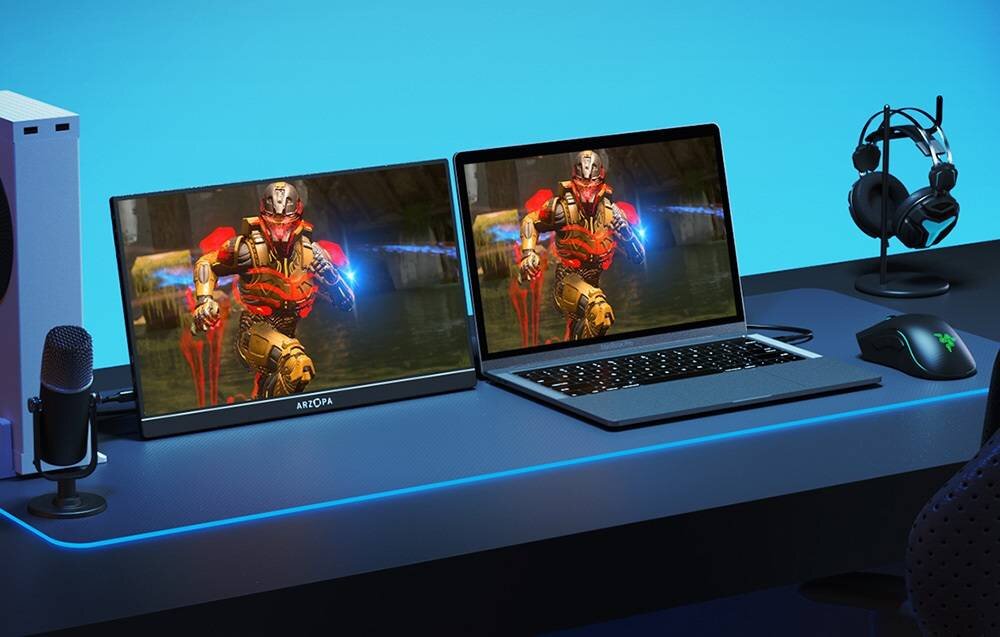 Monitor ARZOPA Z1F 16.1 1920x1080px IPS 144Hz opis