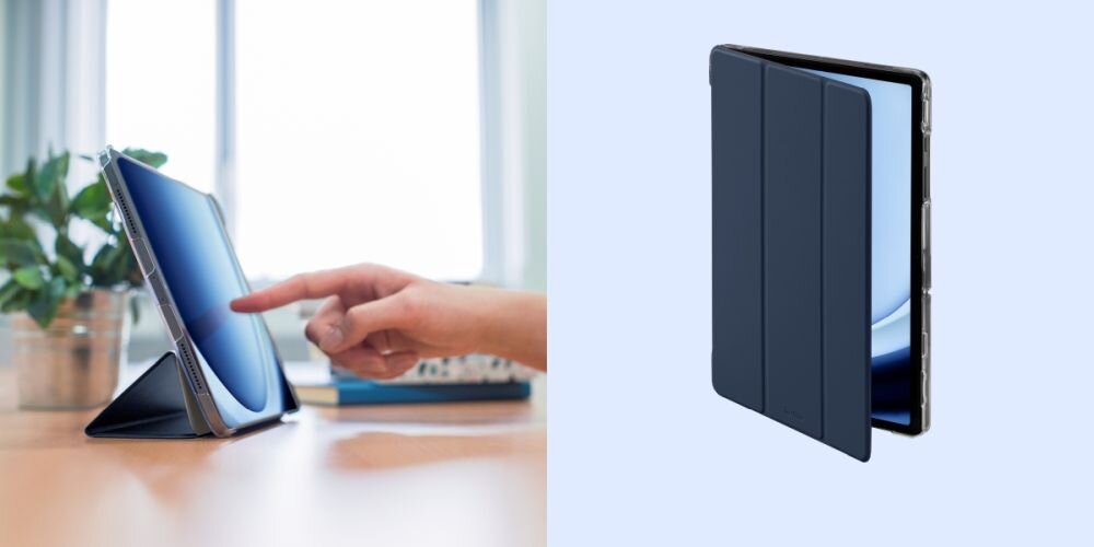 Etui na Galaxy Tab A9+ HAMA Fold Clear Idealne dopasowanie i ochrona - etui z tabletem na blacie, etui na tle