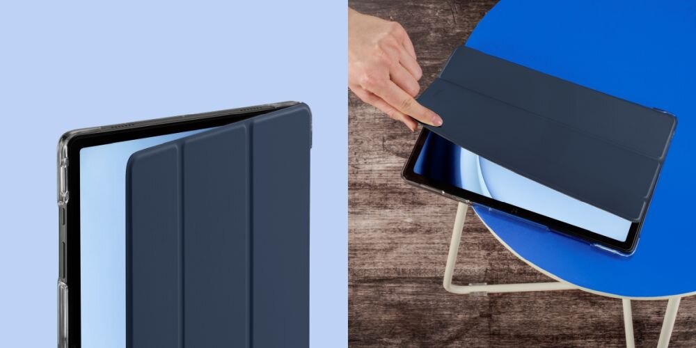 Etui na Galaxy Tab A9+ HAMA Fold Clear Automatyczne włączanie - etui na stoliku
