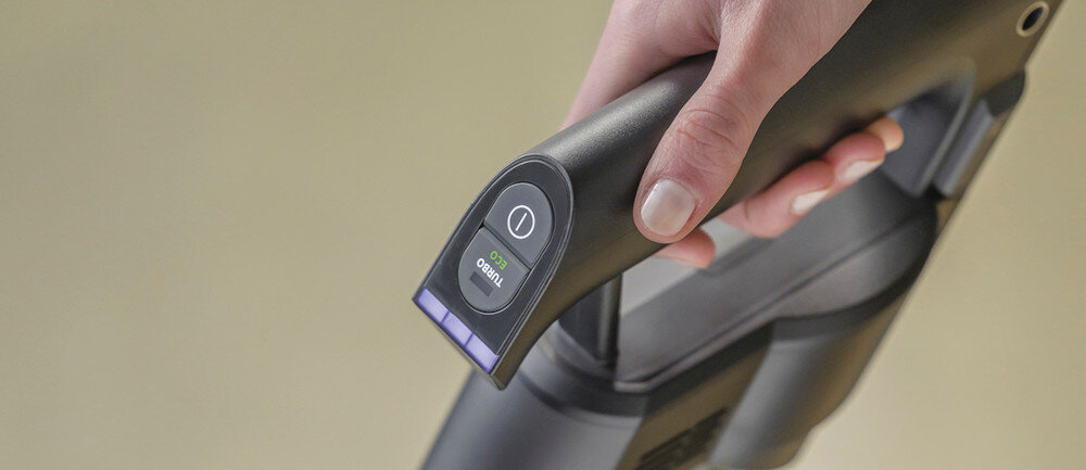ODKURZACZ HOOVER HF210H 011 Łatwe sterowanie ustawienia funkcje programy czyszczenie moc regulacja ergonomiczny kształt przycisk