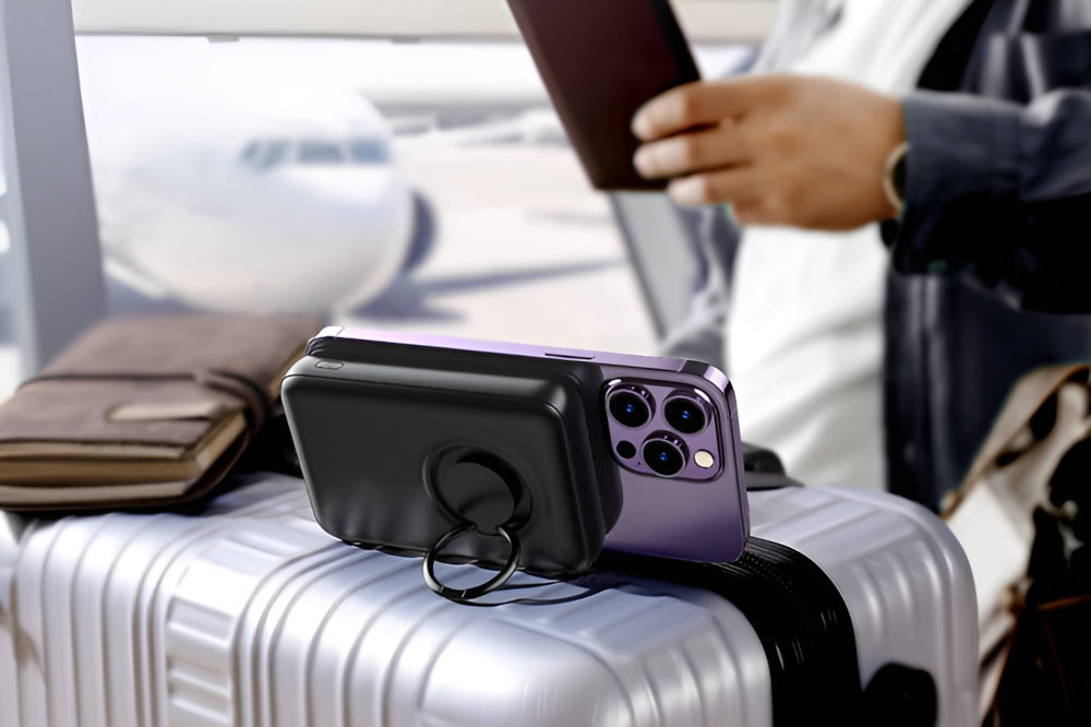 Powerbank JOYROOM JR-W050 smukły i kompaktowy indukcyjny 105 x 60.5 x 23.5 mm 10000 mAh  20 watów