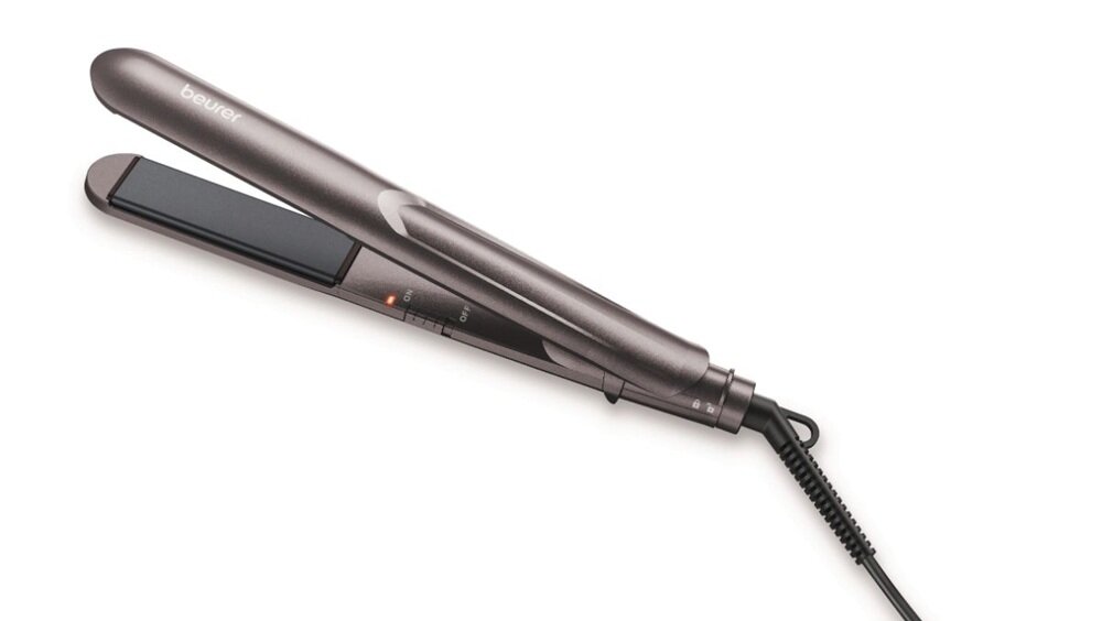 Prostownica BEURER HS 15 płytki z powłoką ceramiczną, ogranicza nadmierne przesuszanie, gładkie i lśniące włosy