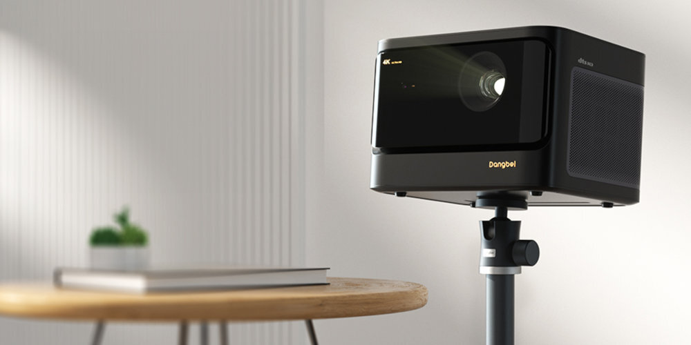 Projektor DANGBEI Mars Pro 2 Gimbal Desktop Stand gwint 1/4 cala solidne i bezpieczne pochylania projektora Obrót o 360 stopni 