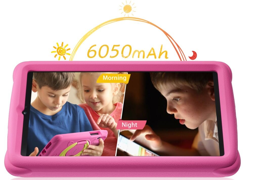 Tablet BLACKVIEW Tab 60 Kids rozrywka pojemnosc bateria kabel usb-c