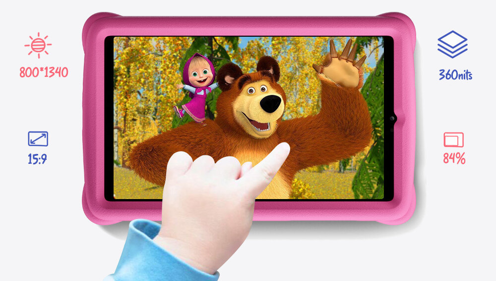 Tablet BLACKVIEW Tab 60 Kids obsluga ekran ips rozdzielczosc funkcja