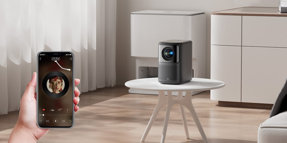 Projektor DANGBEI N2 dwa głośniki 6W Dolby Digital Dolby Digital Plus Bluetooth Speaker głośnika Bluetooth komorze dźwiękowej 300 ml